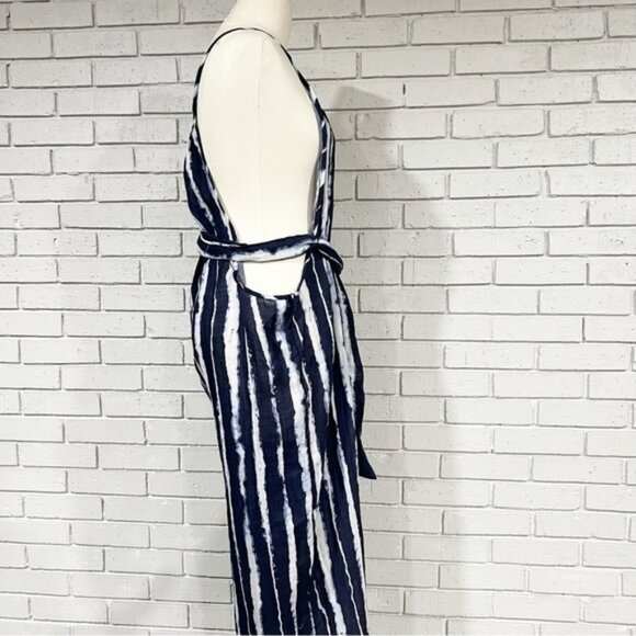 Anthropologie “The Mason” Tie-Front Jumpsuit • Size Medium • Belted Waist - Picture 7 of 8